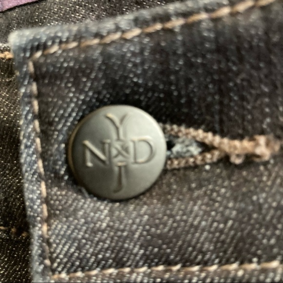 NYDJ Sz 4 NOT  YOUR DAUGHTERS JEANS Ankle Dark Wash Jeans NWT - Picture 3 of 9